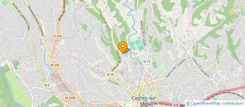 localisation de l'entreprise MGMS BATIMENT  CAGNES-SUR-MER