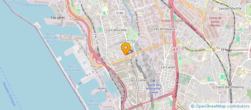 localisation de l'entreprise MGMS POSE à MARSEILLE