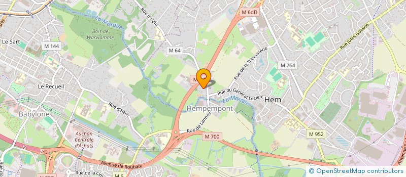 localisation de l'entreprise MGMT  HEM