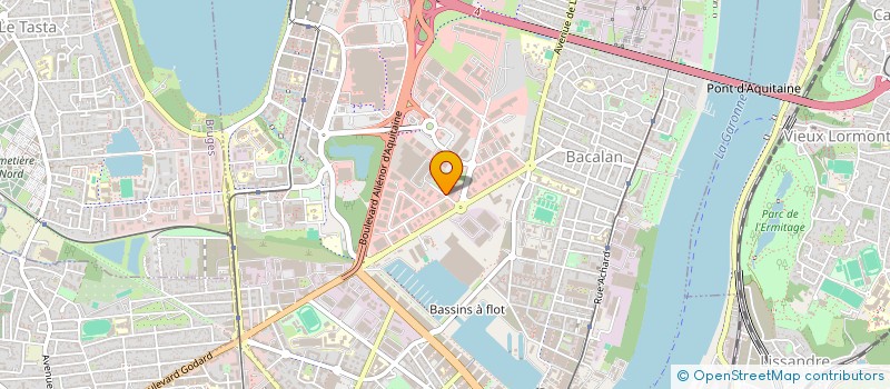 localisation de l'entreprise MGMV à BORDEAUX
