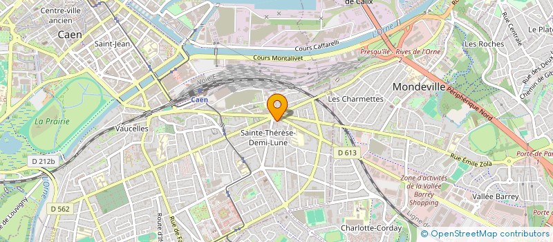 localisation de l'entreprise MGN à CAEN