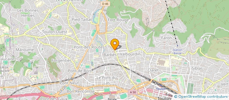 localisation de l'entreprise MGN 83  TOULON