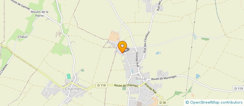 localisation de l'entreprise MGN  BIOZAT