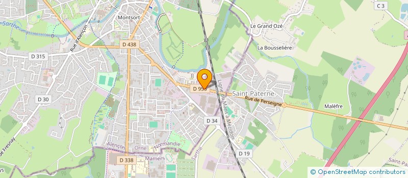 localisation de l'entreprise MGN ALENCON à ALENCON
