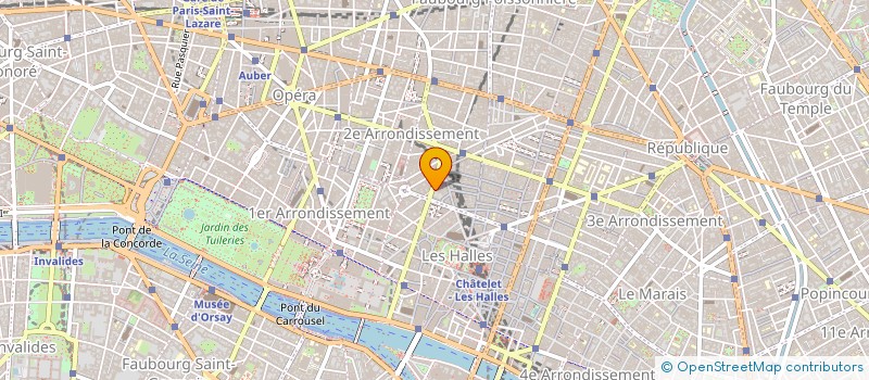 localisation de l'entreprise MGN COMMUNICATION à PARIS