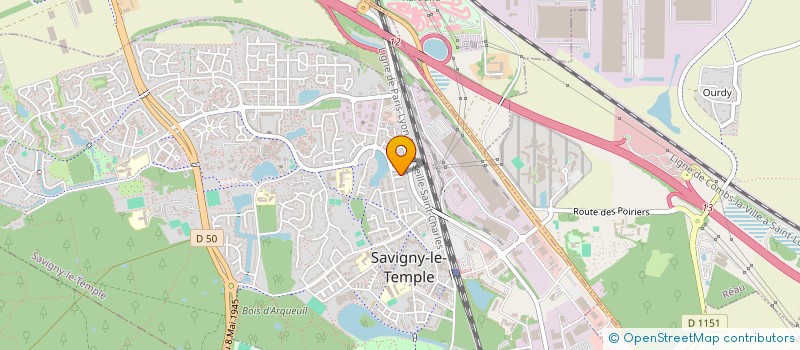 localisation de l'entreprise MGN CONSULTING  SAVIGNY-LE-TEMPLE