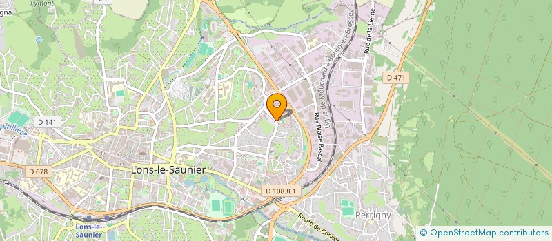 localisation de l'entreprise MGN FACADES à LONS-LE-SAUNIER