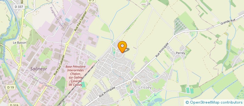 localisation de l'entreprise MGN HOLDING  CRISSEY