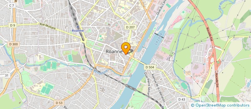 localisation de l'entreprise MGN MACONNERIE GENERALE ET NETTOYAGE  ROANNE