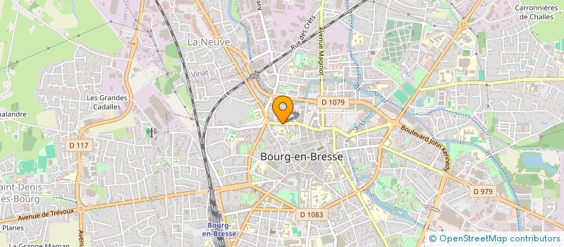 localisation de l'entreprise MGNM PARTNER à BOURG-EN-BRESSE
