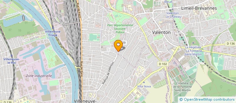 localisation de l'entreprise MGNP à VALENTON