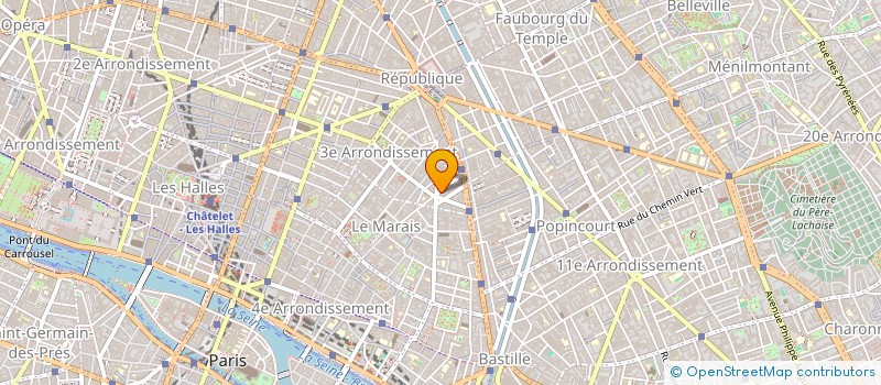 localisation de l'entreprise MGO à PARIS