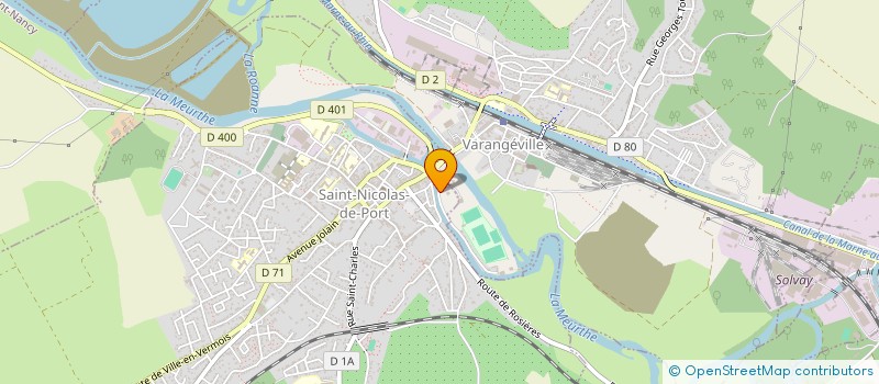 localisation de l'entreprise MGO  SAINT-NICOLAS-DE-PORT