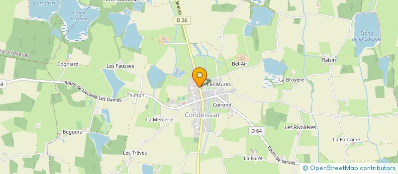 localisation de l'entreprise MGO à CONDEISSIAT