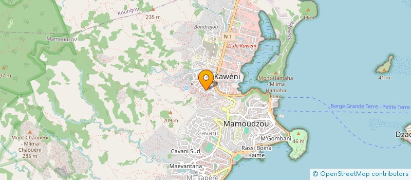 localisation de l'entreprise MGO  MAMOUDZOU
