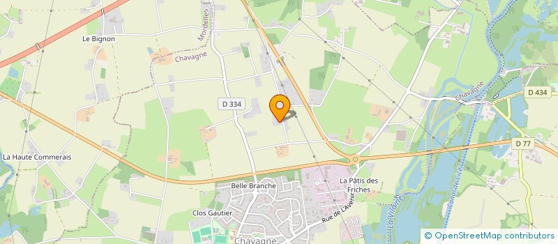 localisation de l'entreprise MGO  CHAVAGNE