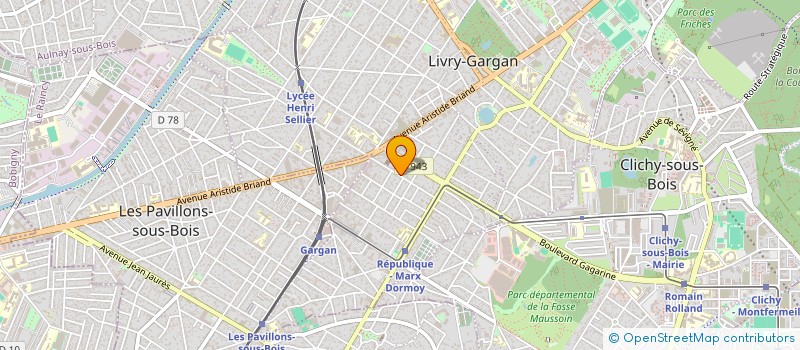localisation de l'entreprise MGO ASSOCIES à LIVRY-GARGAN