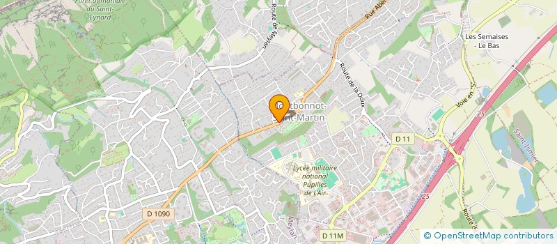 localisation de l'entreprise MGO BAT  MONTBONNOT-SAINT-MARTIN