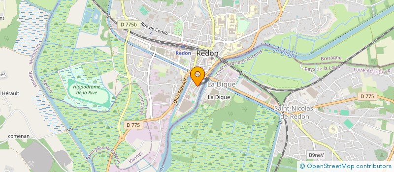 localisation de l'entreprise MGO CONSTRUCTION  REDON