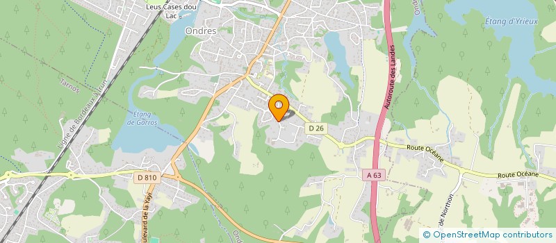 localisation de l'entreprise MGO ENTREPRISE  ONDRES