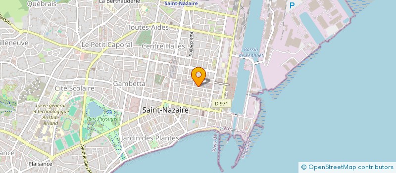 localisation de l'entreprise MGO SAINT-NAZAIRE  SAINT-NAZAIRE