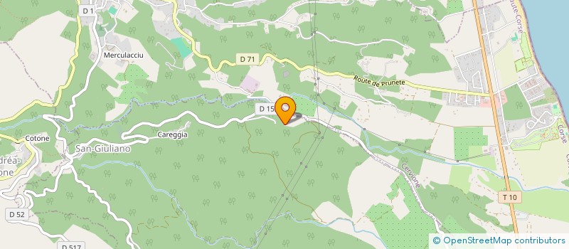 localisation de l'entreprise MGOLF CORSICA à CANALE DI VERDE