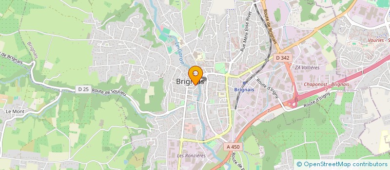 localisation de l'entreprise MGONON  BRIGNAIS