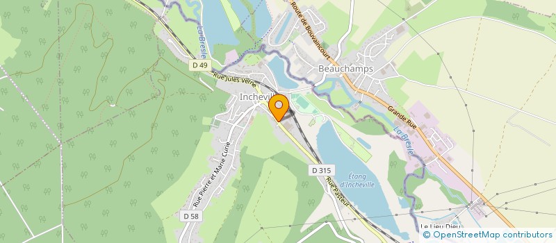 localisation de l'entreprise MGOP  INCHEVILLE