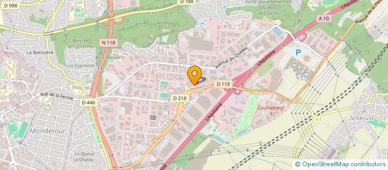 localisation de l'entreprise MGP à VILLEBON-SUR-YVETTE