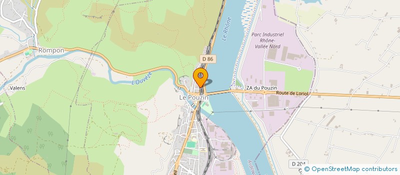 localisation de l'entreprise MGP à LE POUZIN