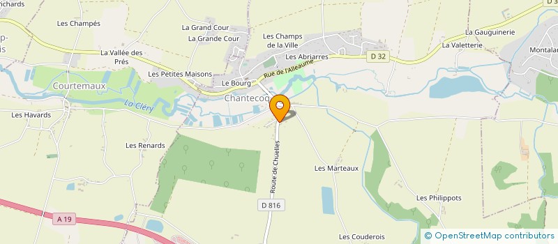 localisation de l'entreprise MGP à CHANTECOQ