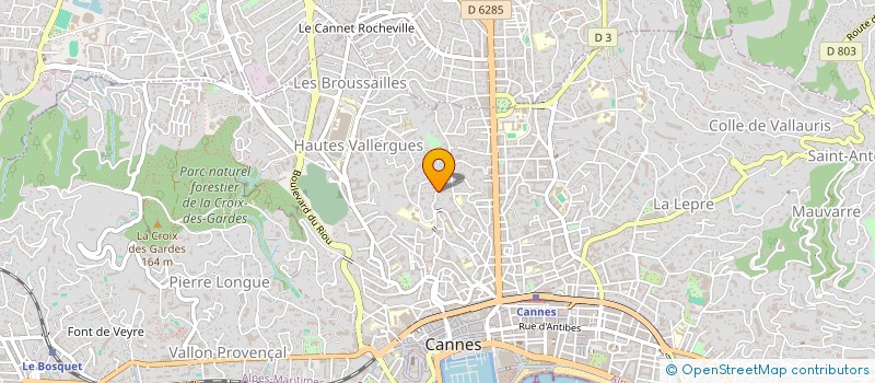 localisation de l'entreprise MGP à CANNES