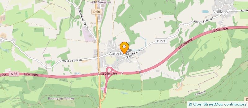 localisation de l'entreprise MGP  LOMONT-SUR-CRETE