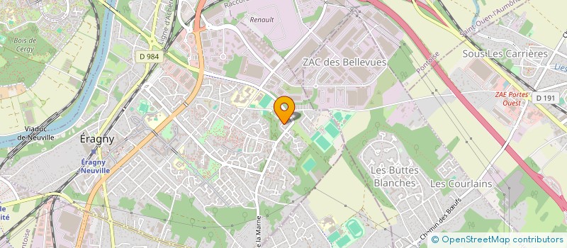 localisation de l'entreprise MGP  ERAGNY