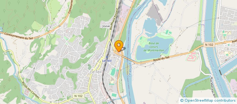 localisation de l'entreprise MGP  LE TEIL