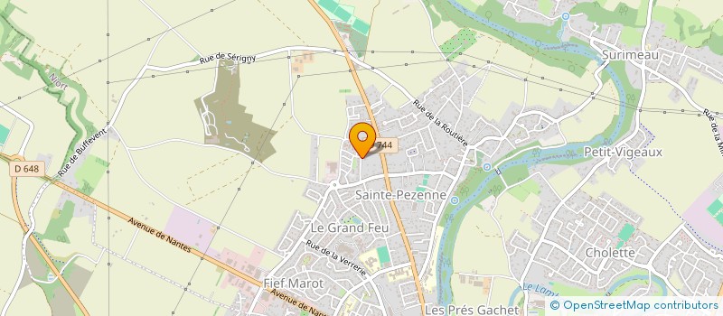 localisation de l'entreprise MGP  NIORT