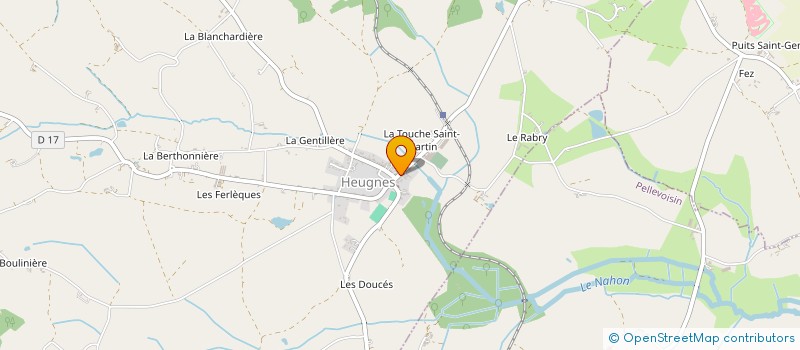 localisation de l'entreprise MGP ACADEMIE à HEUGNES