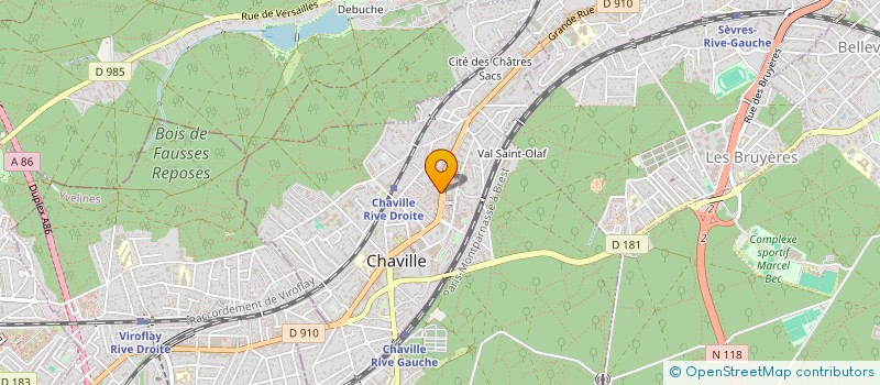 localisation de l'entreprise MGP CHAVILLE à CHAVILLE