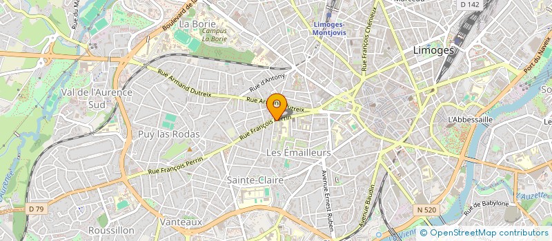 localisation de l'entreprise MGP CONDUITE à LIMOGES