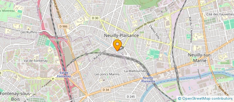 localisation de l'entreprise MGP ETANCHE à NEUILLY-PLAISANCE