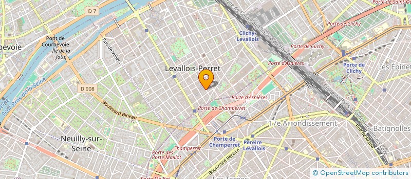localisation de l'entreprise MGP GUEST à LEVALLOIS-PERRET