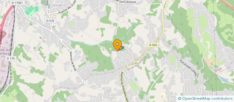 localisation de l'entreprise MGP INVEST  USSAC