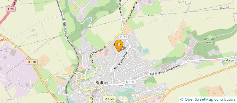 localisation de l'entreprise MGP MACONNERIE  BOLBEC