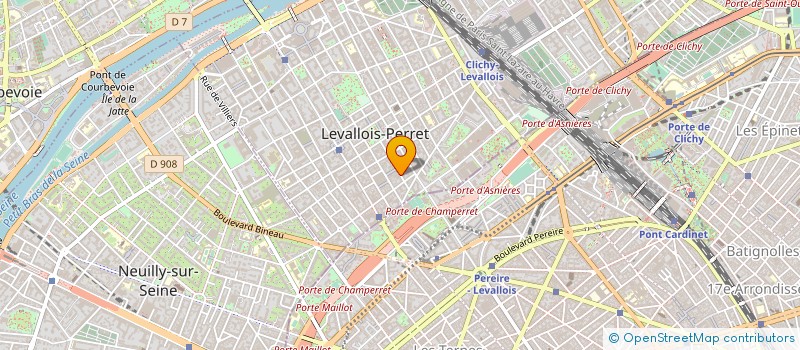 localisation de l'entreprise MGP SI à LEVALLOIS-PERRET
