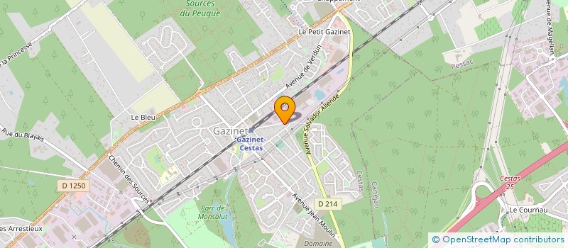 localisation de l'entreprise MGP33 à CESTAS