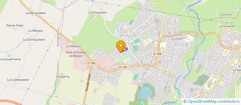 localisation de l'entreprise MGPBCG  LECOUSSE