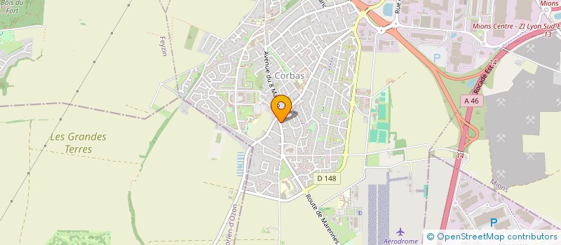 localisation de l'entreprise MGPI à CORBAS