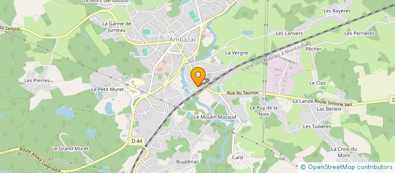 localisation de l'entreprise MGPI  AMBAZAC