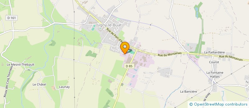 localisation de l'entreprise MGPI TECH à ISIGNY-LE-BUAT