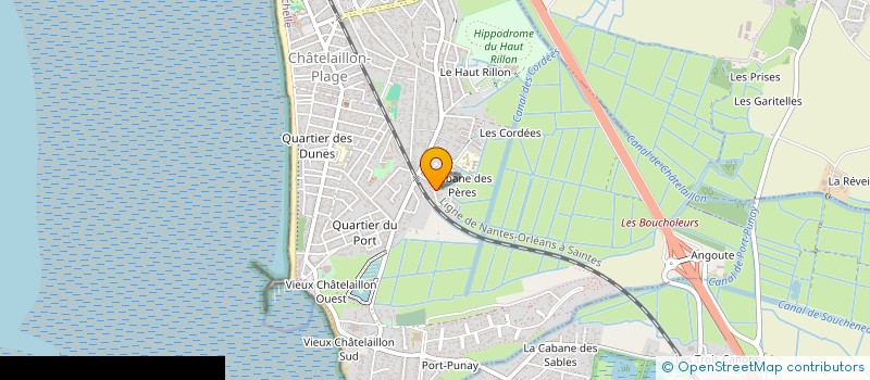 localisation de l'entreprise MGR 17 à CHATELAILLON-PLAGE